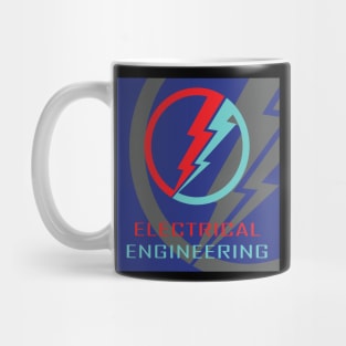 electrical engineering best logo & electric text Mug